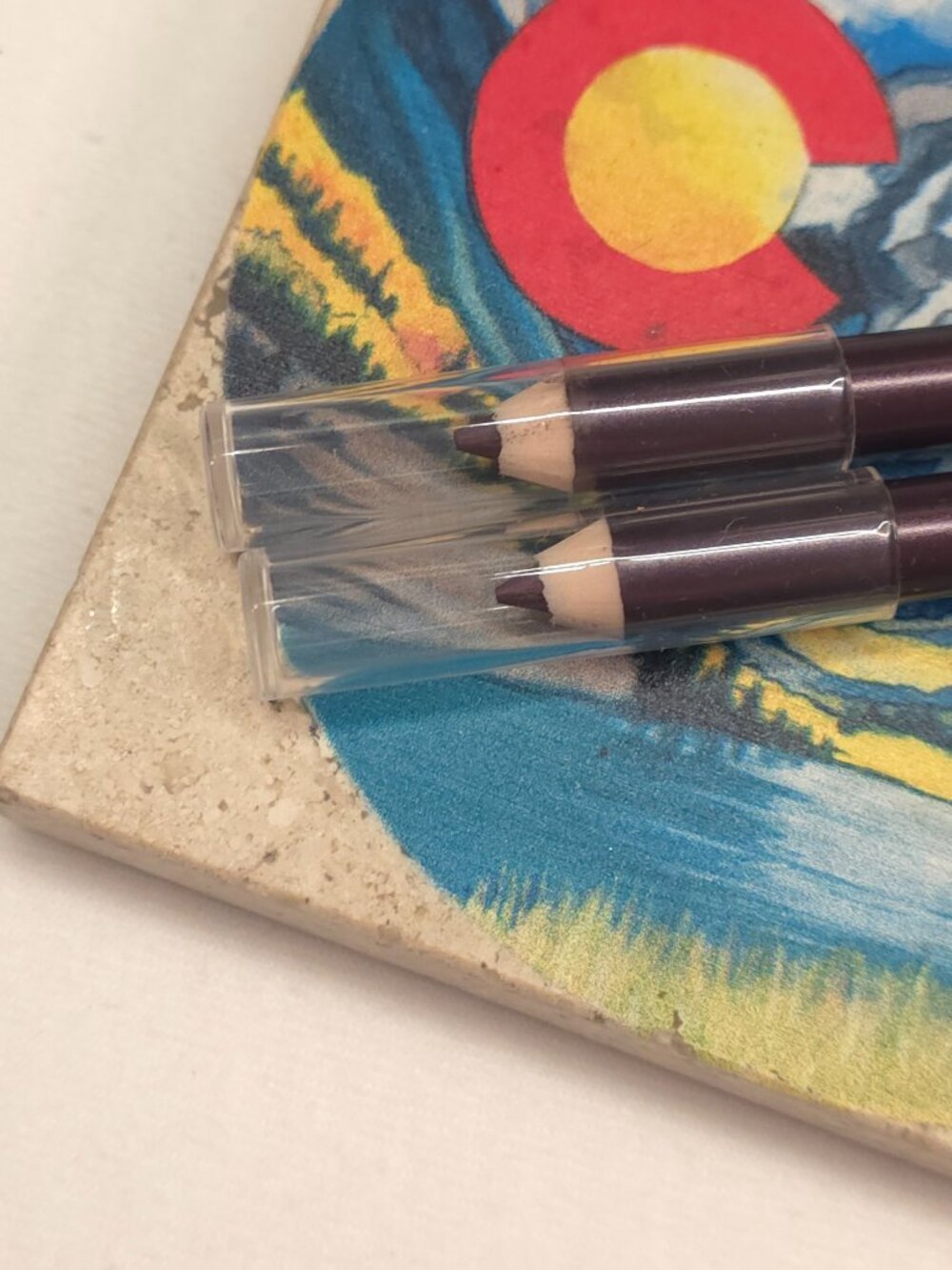 2pc Clarins Mini Crayon Yeux Waterproof Eyeliner - 04 Violet - Picture 5 of 5